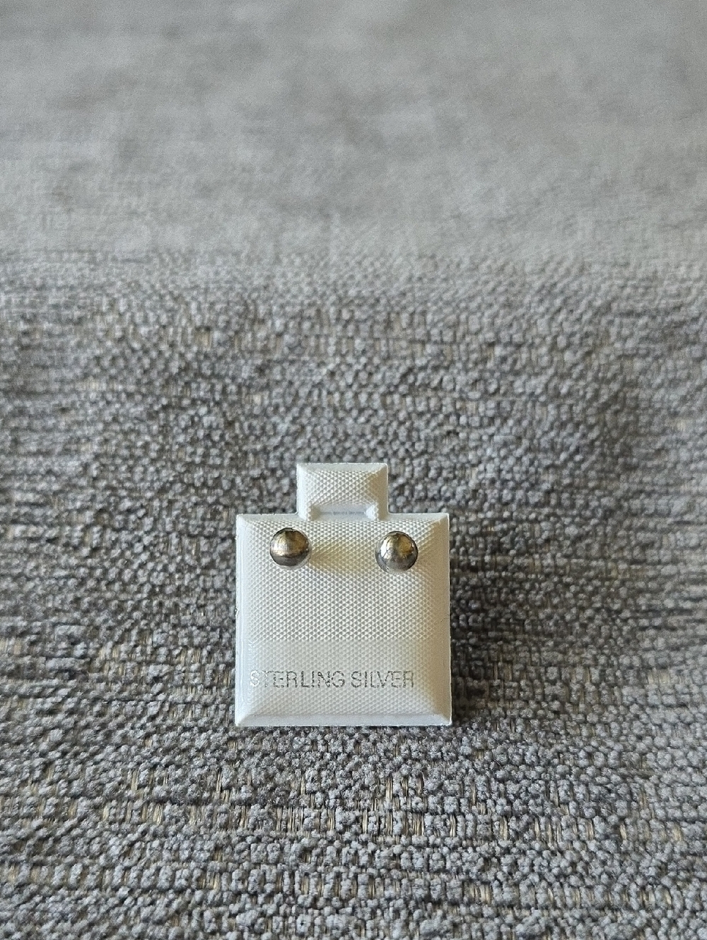 925 Sterling Silver Round Stud Earrings
